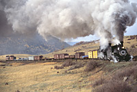 Double headed freight special on the C&TS