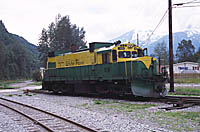 6-axle Alco #109 in Skagway